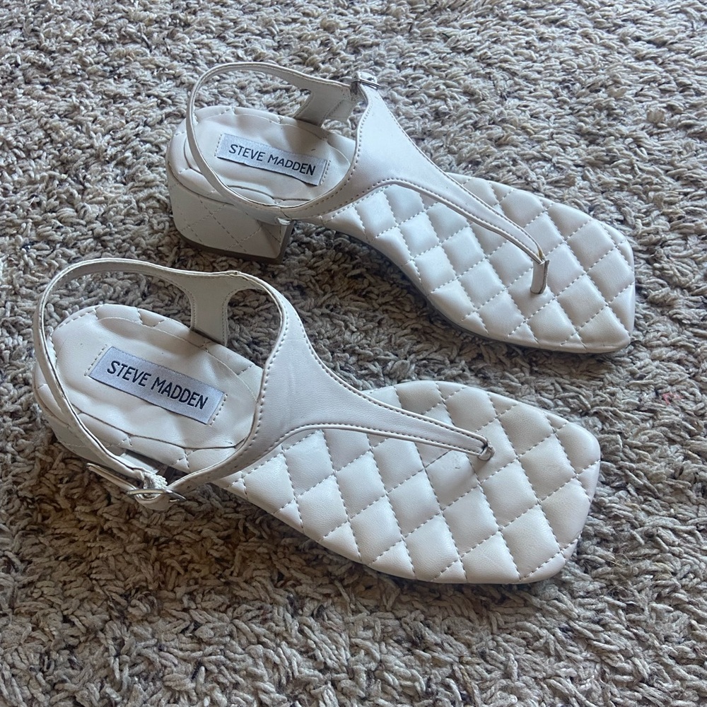 Off-White Steve Madden platform sandals